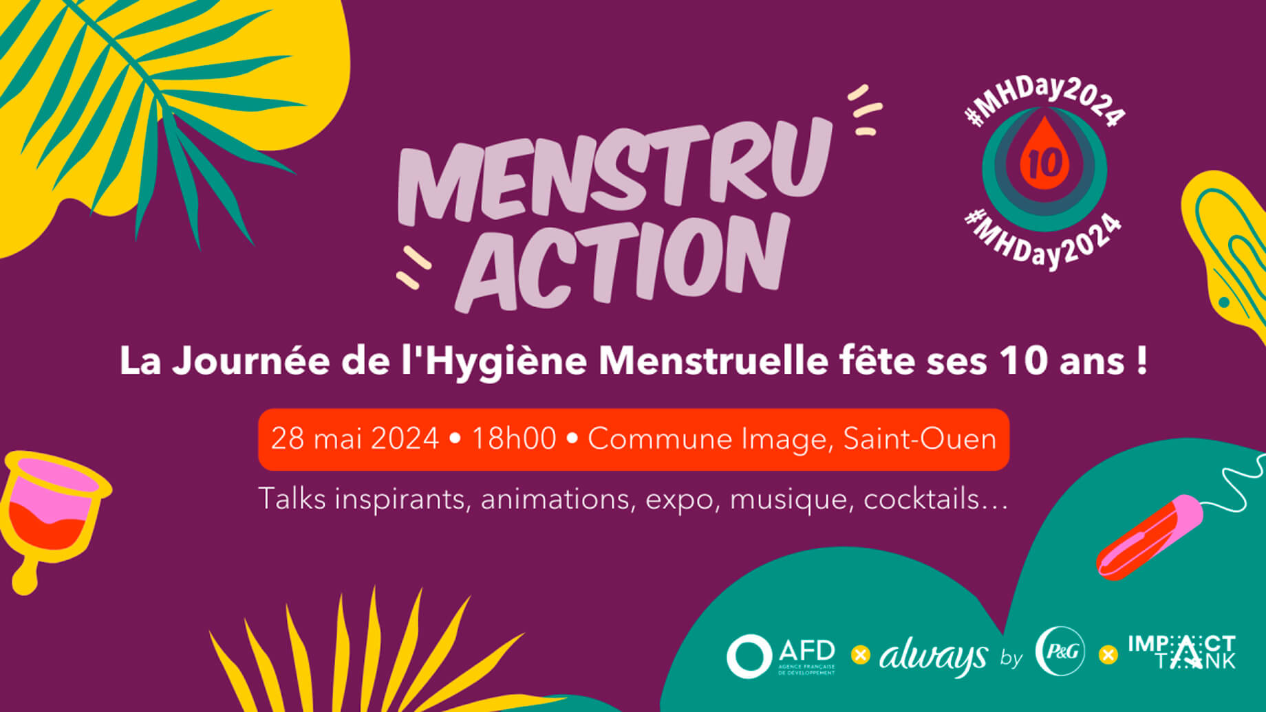 Menstru'Action : évènement 28 mai 2024