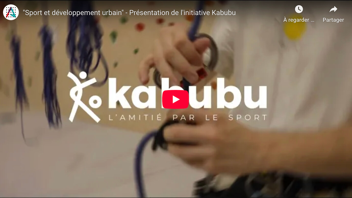 « Sport et développement urbain » –  Présentation de l&rsquo;initiative Kabubu